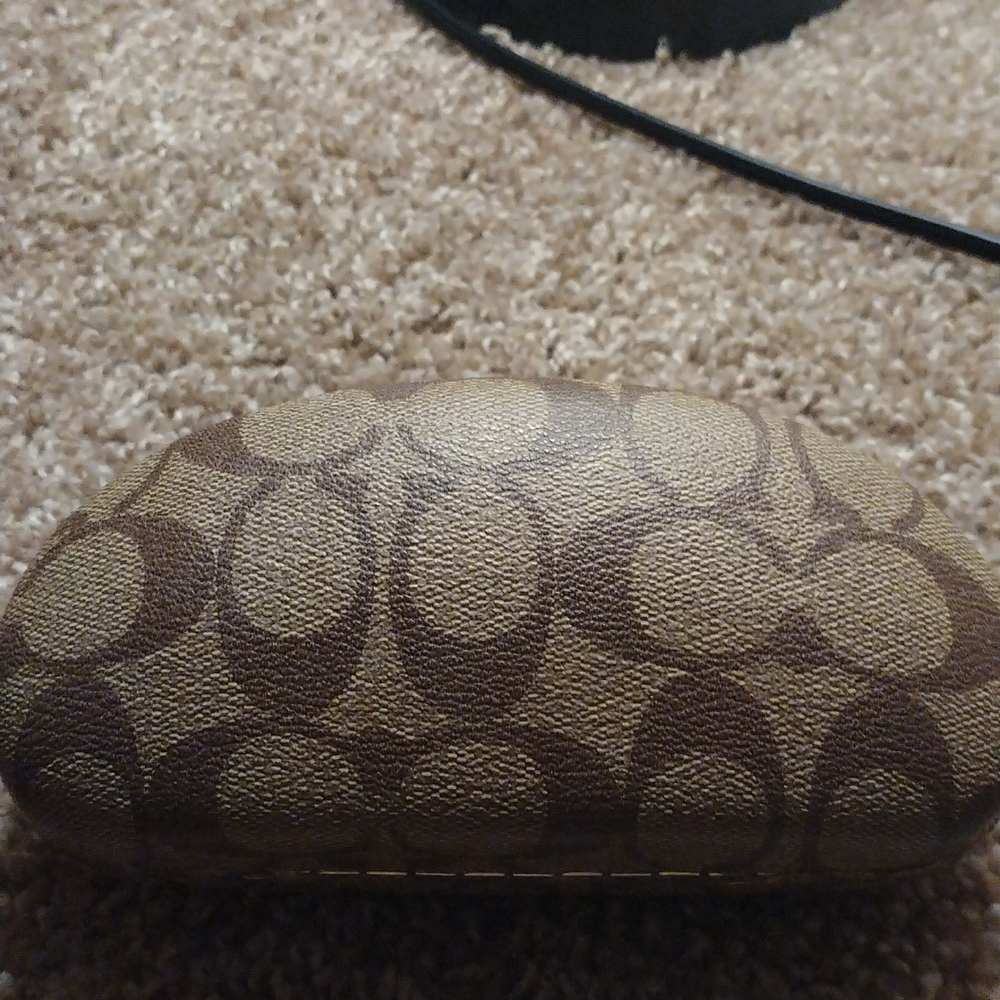 Authentic Designer Coach Monogram Sunglasses Case - image 8